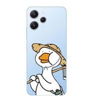 Xiaomi REDMI 12 Uyumlu Ördek Desenli Şeffaf Telefon Kılıfı
