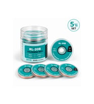 RL-20b 2015 Lehim Temizleme Teli 2.0mm 1.5 Metre Yüksek Emiş Gücü - 5'li Paket
