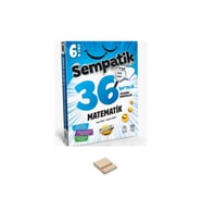 Ünlüler Karması 6. Sınıf Sempatik Matematik 36 Haftalık Kazanım Denemeleri + Telefon Standı