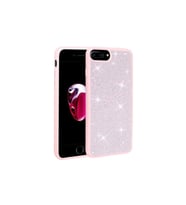 Apple iPhone 7 Plus Uyumlu Kılıf Parlak Taşlı Tasarım Zore Ston Kapak (Pembe)