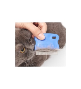 Kedi ve Köpekler İçin Bit Ve Pire Tarağı (Mavi)