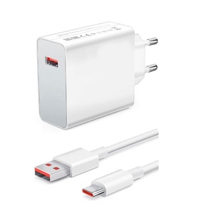 120Watt Turbo 1 x USB-A 1 Mt A to C Kablolu Duvar Şarj Aleti AC109