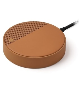 Lexon Oslo Energy Kablosuz Şarj Cihazı ve Bluetooth Hoparlör Kahverengi LL141C