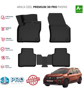 JOGGER ARACA ÖZEL 3D PASPAS 2022 2023 2024 2025