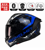 X340 Soly Motosiklet Kaskı Spoiler Mod Güneş Vizörlü Full Face Kask