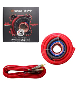 Reiss Audio RS-AWG04 Oto Anfi Kablo Seti 0GA Kablo Kiti