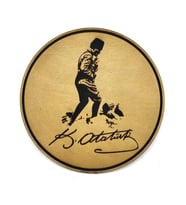ATATÜRK KOCATEPE Deri PEÇ - Arma - Askeri Patch (Krem)