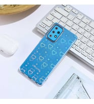 Galaxy A32 4G Kılıf Zore Sidney Desenli Parlayan Fosforlu Kılıf Heart No1