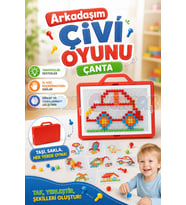 Arkadaşım Çivi Oyunu Çanta - Lego Setleri - Çivi Seti - Görsel Aktivite - Oyuncak