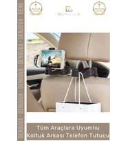 #AraçİçiAskı Araç İçi Koltuk Başlık Kancası ABS Dayanıklı Pratik Askı Çanta Arkası Telefon Tutucu As