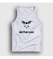 Presmono Unisex Beyaz Logo Deltarune Oyun Undertale Atlet 435938tt (Beyaz)