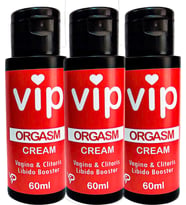 Vip Kadınlar Için Vajinaclitoris Libidocream 3 Adet Vajinaveklitoris Zevkarttırıcı 60 Ml