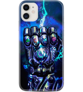 Apple iPhone 11 12 13 Mini Kılıf Desemli Silikon Thunder Play 1760