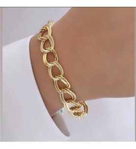 SAMANYOLU ALTIN RENGİ BİLEKLİK 316L ÇELİK