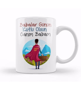 Babalar Günü Babaya Hediye 0019 Kupa Bardak Porselen