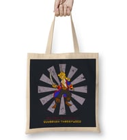 Guybrush Threepwood Retro Japanese Bez Çanta Uzun Saplı