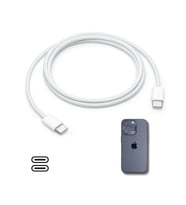 Apple 15/15 Pro Type-C to Type-C Hasır Örgü Hızlı Şarj Kablosu (1m) (5343)
