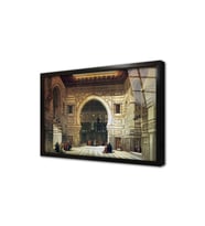 Kahirede Cami Çerçeveli Cam Tablo