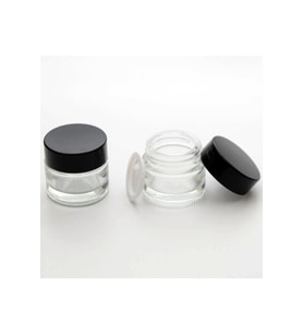 KREM KUTUAU 10 ML (20 ADET) BOŞ ŞEFFAF CAM KAVANOZ