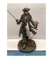 Kaptan Jack Sparrow Karayip Korsanları Boyalı Figür 23 Cm (büyük Boy