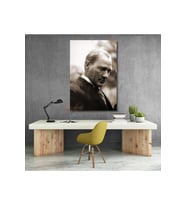 Atatürk Portresi Ev Ofis Tablosu Kanvas Atatürk Tablosu Ofis Hediyesi