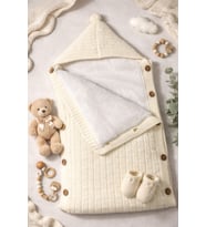 Triko Bebek Battaniye &kundak Welsoft Elyaflı