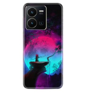 Vivo Y22 Kılıf Resimli Desenli Silikon Platinium Series Lost Warrior 1840