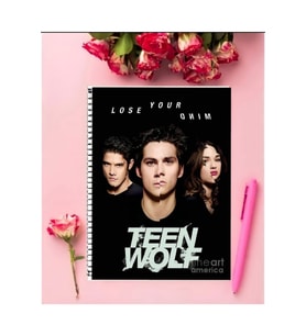 Teen Wolf Defter 1 Adet Özel Tasarım A4 Boyutu 21*29 Cm Telli Çizgili Defter