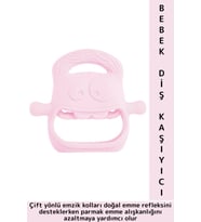 Gıda Sınıfı BPA Free Bebek Parmak Emme Alışkanlığı Azaltan Masaj Etkili Yumuşak Silikon Diş Kaşıyıcı