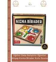 #KızmaBirader Eğitici Doğal Dayanıklı Zihinsel Gelişim Destekli Partisi Ahşap Kızma Birader Kutu Oyu