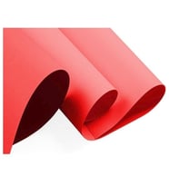 Fon Kartonu 50X70 Kırmızı 160 gr Rulo Şeklinde - 10 adet