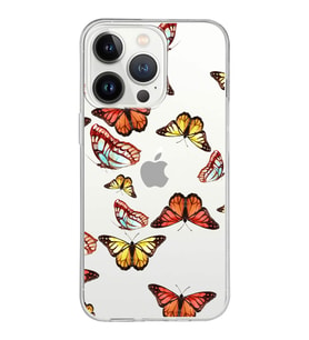 PrintiFy Apple  iPhone 13 Pro Max ile Uyumlu 1mm Slim Fit Water Color 2 Baskılı Şeffaf  Kılıf