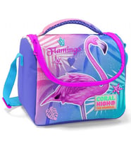 Coral High Mavi Pembe Flamingo Okul Beslenme Çantası - Kız Çocuk