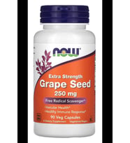 Now Grape Seed Extra Strength 250 mg, 90 Veg Capsul. Usa Menşei 3846 (Renksiz)