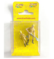 Kiwi Maket İşçi Figürü Çift 4Cm
