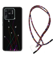 Xiaomi Poco X3 Pro M4 Pro X4 Pro C40 10C Kılıf Boyun Asklı Rasta Silikon Line Planet 1736