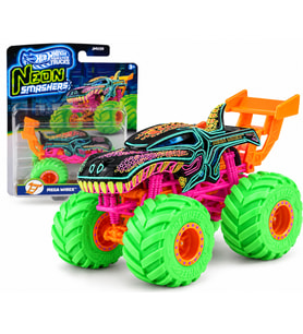 Hot Wheels JMV39 Trucks Neon Smashers Mega Wrex