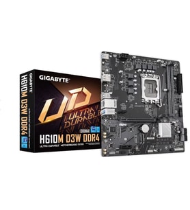 GIGABYTE H610M D3W H610 DDR4 (Vga Yok) GLan mATX HDMI USB3.2 M2 DP 1700p Anakart