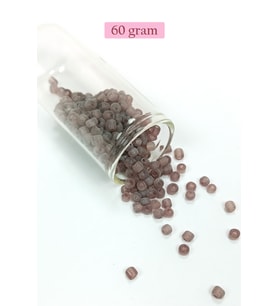 Dökme Cam Kum Boncuk Büyük Boy (6/0) 4 mm - 60 Gram - Şeffaf Gri - BNC141 (Çok Renkli)