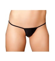 Mulvxbrf Brf02  Siyah Lame String Tanga (Mulvix)