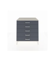 Kronos Şifonyer 5 Çekmeceli 88x59x96 Aytaşı-Antrasit