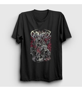 Presmono Unisex Siyah Hanged Carnifex T-Shirt 453063tt