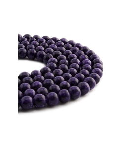 Çeroit Taşı Küre Kesim Parlak 8mm Doğal Taş Dizi [AA]