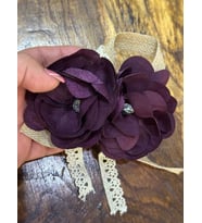 12X9 CM ÇİFT GÜLLÜ TAŞLI TASARIM BROŞ YAKA İĞNESİ GİYİM AKSESUARI