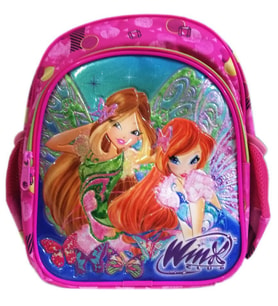 Winx Anaokulu Çantası - İki Bölmeli Kız Çocuk Günlük ve Okul Çantası