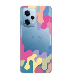 Redmi Note 12 Pro 5G Uyumlu Smile Tasarımlı Şeffaf Telefon Kılıfı