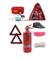 Kkdavm Üçgen Trafik ve İlk Yardım Seti Ekonomik Karayollarına Uygun Trafik Seti