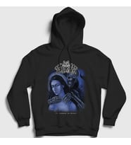 Presmono Unisex Siyah Arrow In Heart Aosoth Kapüşonlu Sweatshirt 541610tt