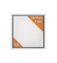 Beyaz Çerçeveli 50x50 cm Boş Tuval Tablo
