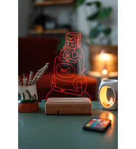 Adventure Time Jalke-finn-bmo 16 Renk Kumandalı 3D Gece Lambası